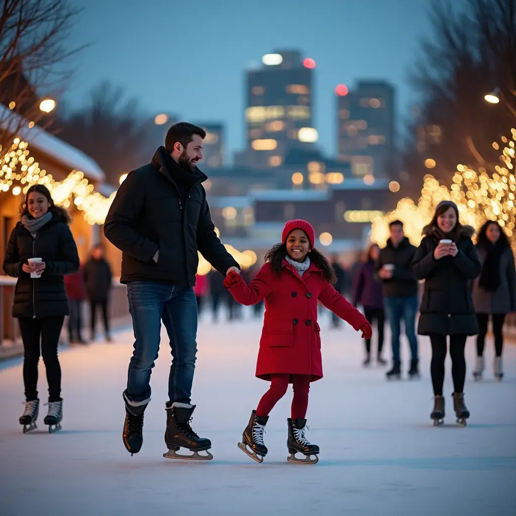 Пейзаж с рекой и мостами в солнечный день в Портленде