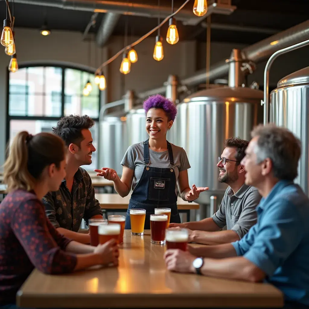 Освежающие коктейли, поданные в пивной веранде